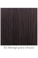 Customized laminated wood panel for indoor use color Wenge R3 thickness 6/7 mm