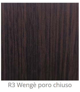 Maßgefertigte Leimholzplatte für den Innenbereich Farbe Wenge R3 Dicke 6/7 mm