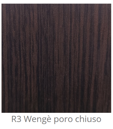 Pannello in legno laminato su misura per uso interno colore Wengè R3 spessore 6/7 mm
