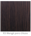 Panel de madera laminada a medida para interior color Wenge R3 grosor 6/7 mm