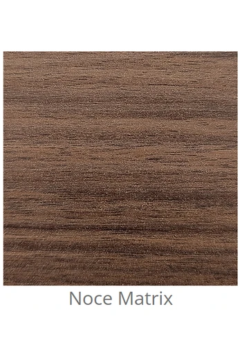 Maßgefertigte Schichtholzplatte für den Innenbereich Farbe Nussbaum Matrixstärke 6/7 mm