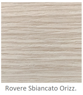 Customized laminated wood panel for interior use color Bleached Oak thickness 6/7 mm