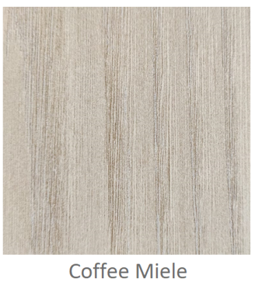 Maßgefertigte Schichtholzplatte für den Innenbereich Farbe Coffe Miele Dicke 6/7 mm