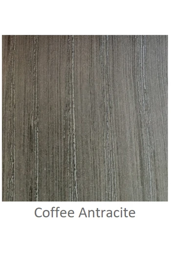 Panneau de bois stratifié sur mesure pour l'intérieur couleur Coffe Anthracite épaisseur 6/7 mm