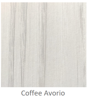 Custom laminated wood panel for interior use color Coffe Ivory thickness 6/7 mm