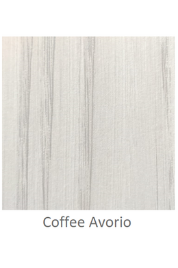 Maßgefertigte Schichtholzplatte für den Innenbereich Farbe Coffe Avorio Dicke 6/7 mm