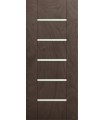 Customized panel for outdoor and indoor use in various colors model Teknology silver aluminum inserts