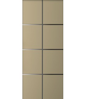 Pannello in Alluminio su misura per uso esterno modello 4160 spessore 6/7 mm con inserti in alluminio