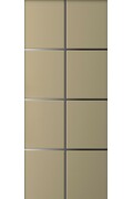 Panneau en aluminium sur mesure pour usage extérieur modèle 4160 épaisseur 6/7 mm avec inserts en aluminium