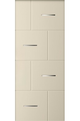 Panel de aluminio a medida para exteriores modelo 4385 espesor 6/7 mm con inserciones de aluminio