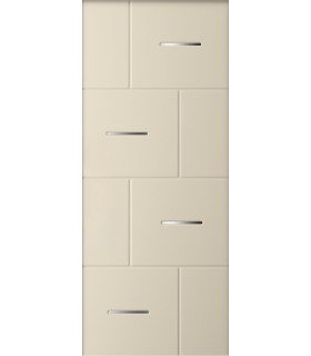 Pannello in Alluminio su misura per uso esterno modello 4385 spessore 6/7 mm con inserti in alluminio