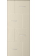 Panel de aluminio a medida para exteriores modelo 4385 espesor 6/7 mm con inserciones de aluminio