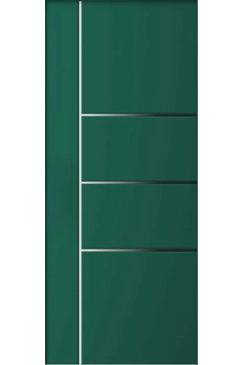 Maßgefertigtes Aluminiumpaneel für den Außenbereich Modell 4410 Dicke 6/7 mm mit Aluminiumeinlagen