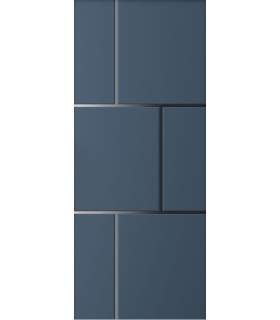 Pannello in Alluminio su misura per uso esterno modello 4360 spessore 6/7 mm con inserti in alluminio