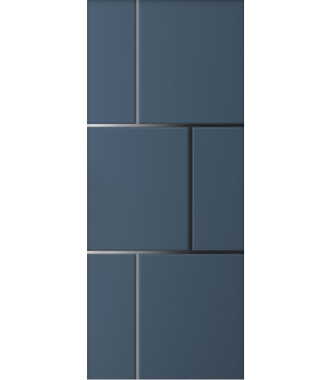 Pannello in Alluminio su misura per uso esterno modello 4360 spessore 6/7 mm con inserti in alluminio