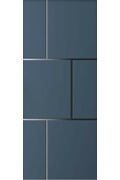 Panel de aluminio a medida para exteriores modelo 4360 espesor 6/7 mm con inserciones de aluminio