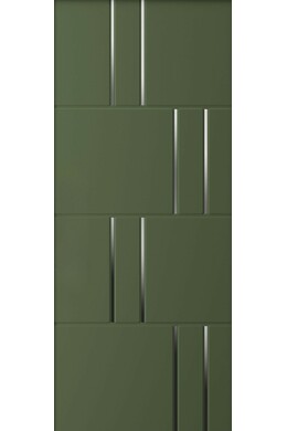 Panneau en aluminium sur mesure pour l'extérieur modèle 4395 épaisseur 6/7 mm avec inserts en aluminium