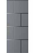 Panel de aluminio a medida para exteriores modelo 4400 espesor 6/7 mm con inserciones de aluminio
