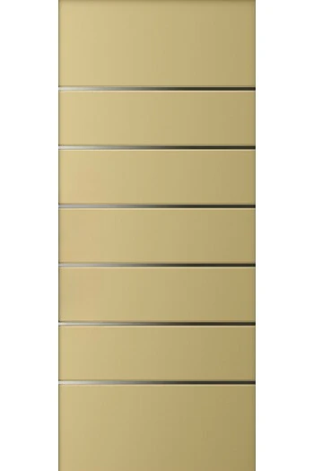 Panneau sur mesure en aluminium pour usage extérieur modèle 4540 épaisseur 6/7 mm avec inserts en aluminium