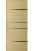 Panneau sur mesure en aluminium pour usage extérieur modèle 4540 épaisseur 6/7 mm avec inserts en aluminium