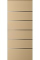 Customized Aluminum panel for outdoor use model 4550 thickness 6/7 mm with aluminum inserts