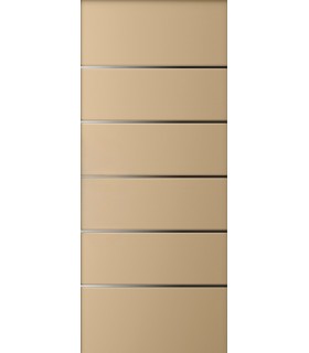 Pannello in Alluminio su misura per uso esterno modello 4550 spessore 6/7 mm con inserti in alluminio