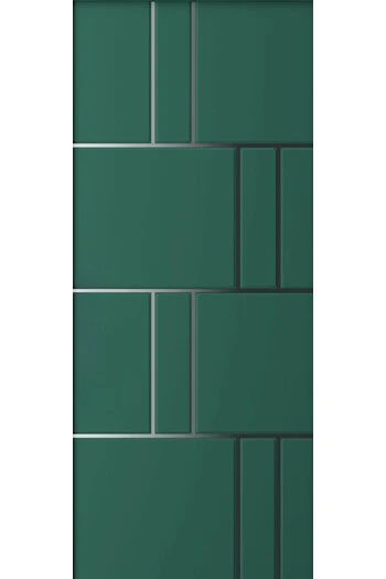 Panel de aluminio a medida para exterior modelo 4390 espesor 6/7 mm con insertos de aluminio
