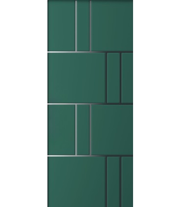 Pannello in Alluminio su misura per uso esterno modello 4390 spessore 6/7 mm con inserti in alluminio