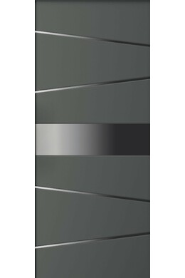 Panel de aluminio a medida para exteriores modelo 4460 espesor 6/7 mm con inserciones de aluminio