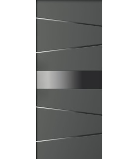 Pannello in Alluminio su misura per uso esterno modello 4460 spessore 6/7 mm con inserti in alluminio