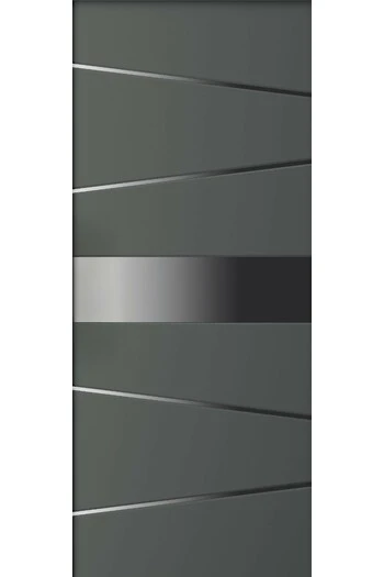 Maßgefertigtes Aluminiumpaneel für den Außenbereich Modell 4460 Dicke 6/7 mm mit Aluminiumeinlagen