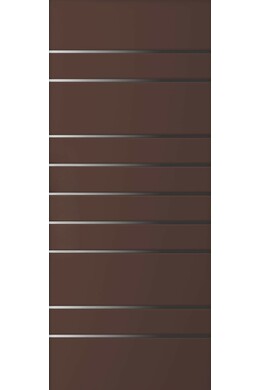 Panneau sur mesure en aluminium pour usage extérieur modèle 4520 épaisseur 6/7 mm avec inserts en aluminium