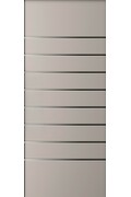 Panel de aluminio a medida para exteriores modelo 4530 espesor 6/7 mm con inserciones de aluminio