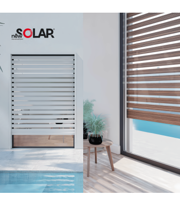 NEWSOLAR® BICOLOR das am besten konfigurierbare zweifarbige Rollladenrollo