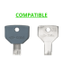 Key caps incorporated for Disec of various colors and compatible with various key models