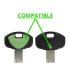 Key caps incorporated for Disec of various colors and compatible with various key models