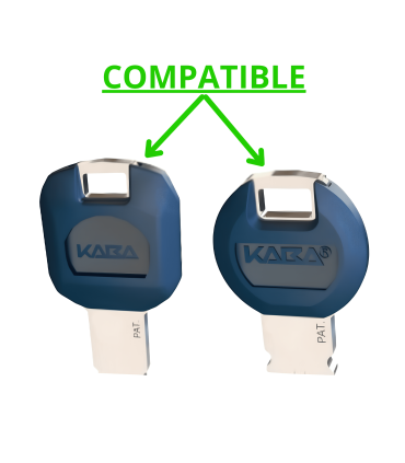 Cappucci chiave inglobati per Disec di vari colori e compatibili con vari modelli di chiave