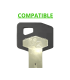 Key caps incorporated for Disec of various colors and compatible with various key models