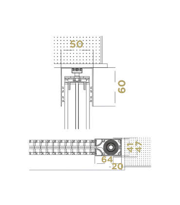 copy of FREE SILENT Side Mosquito Net With Chain And Guide 4mm Suitable For Door And Window