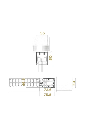 FEEL Mosquito net Side or central opening Anticimice With closed Carrarmato and 4mm guide suitable for door