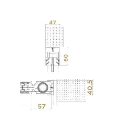FREE SILENT Side Mosquito Net With Chain And Guide 4mm Suitable For Door And Window