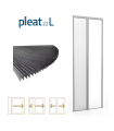 Pleat22L Zanzariera Laterale plissettata per spazi ridotti 22mm adatto per porta e finestra