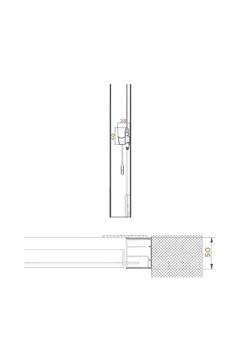 Moustiquaire verticale étanche au vent et aux intempéries, système Soft Push&Clouse adapté aux fenêtres.