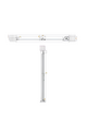 PRIME L Mosquitera lateral con muelle y barra antiflexión para puerta peatonal