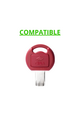 Key caps incorporated for CIPIERRE BUNKER LOCKS of various colors and compatible with various key models