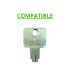 Cappucci chiave inglobati per CIPIERRE BUNKER LOCKS di vari colori e compatibili con vari modelli di chiave