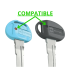 Cappucci chiave inglobati per CIPIERRE BUNKER LOCKS di vari colori e compatibili con vari modelli di chiave