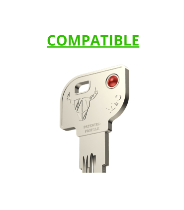 Cappucci chiave inglobati per CIPIERRE BUNKER LOCKS di vari colori e compatibili con vari modelli di chiave