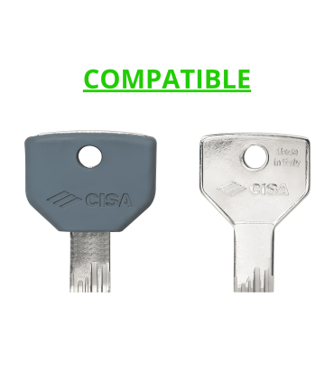 Cappucci chiave inglobati per Securemme MEC-DEF di vari colori e compatibili con vari modelli di chiave