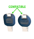 Embedded keycaps for Securemme MEC-DEF in various colors and compatible with various key models